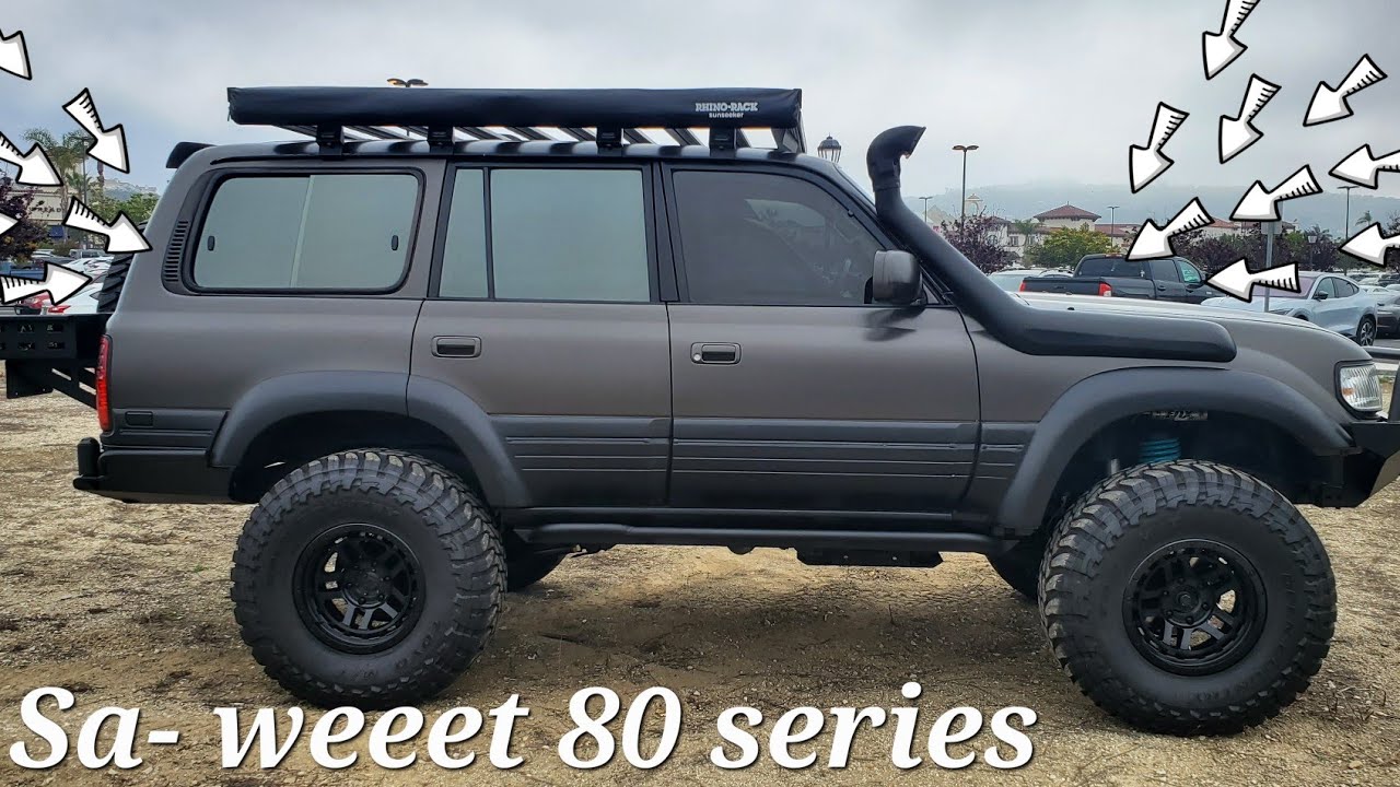 An Amazing Land Cruiser 80 series fully wrapped, or a LX450?