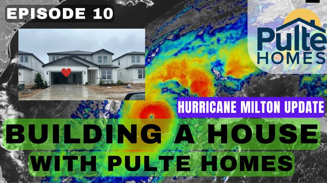 Hurricane Milton UPDATE in Orlando! Building a House with Pulte Homes