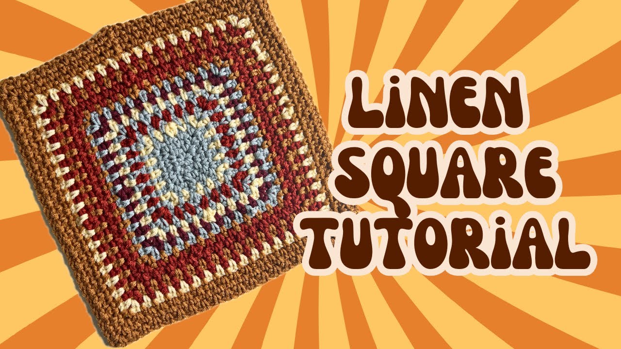 Linen Stitch Square Tutorial! Perfect for temperature blankets!