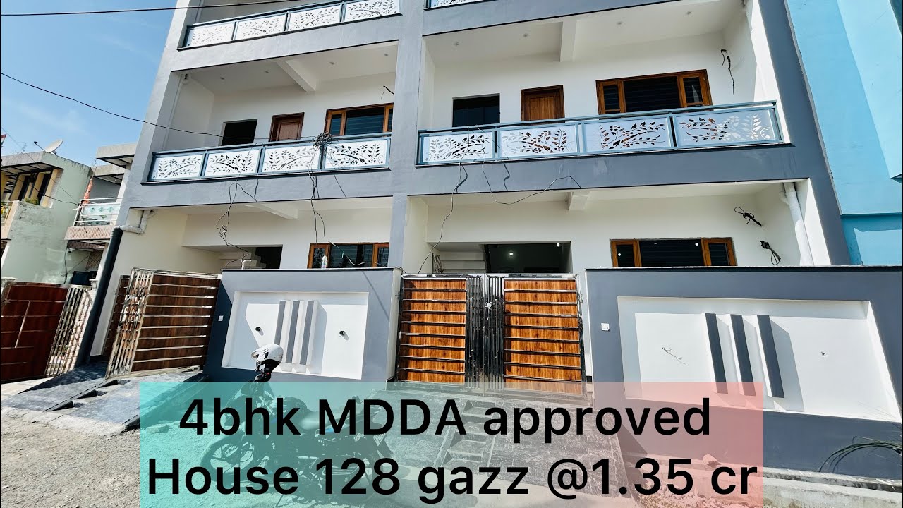 4bhk MDDA approved House 128gazz @1.35 cr Dehradun turner road