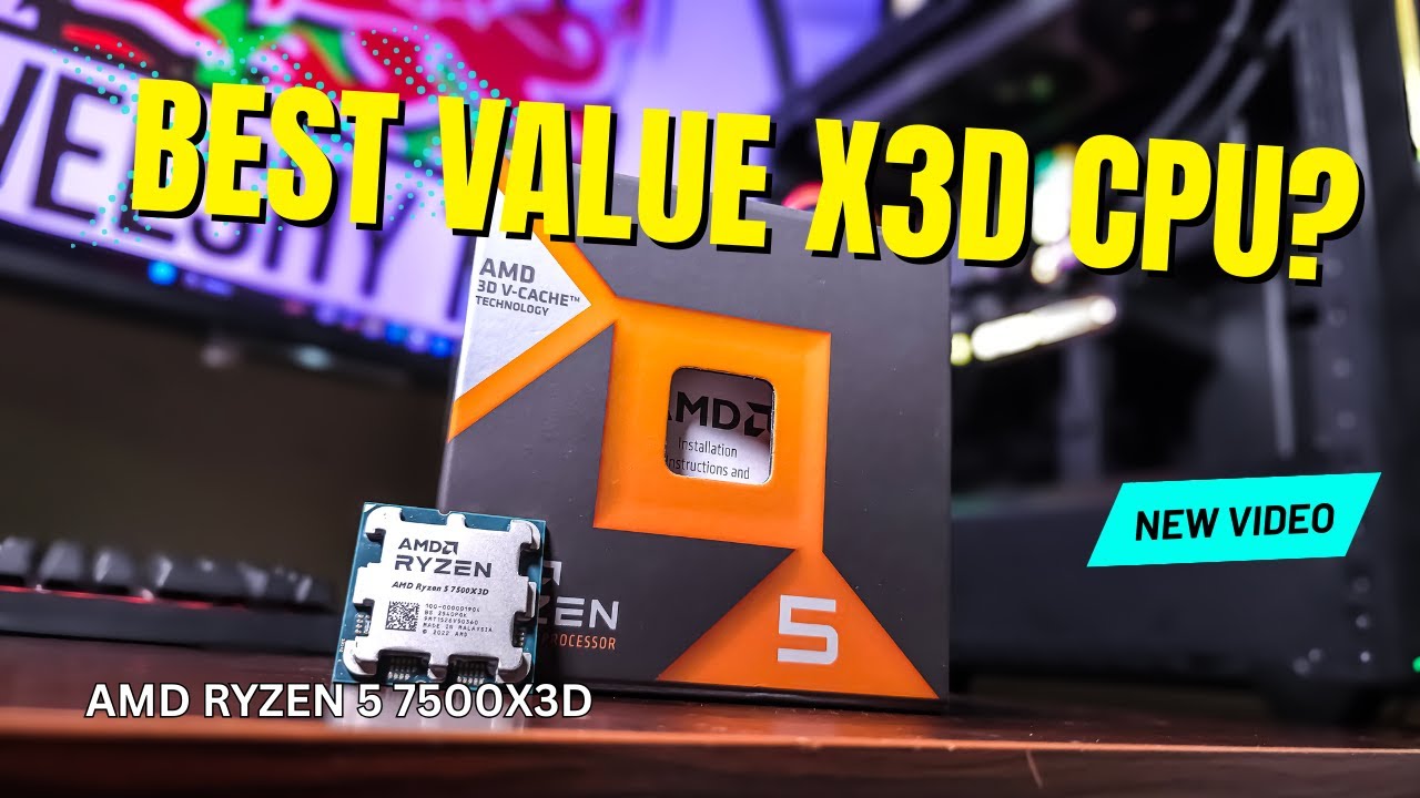 Обзор процессора AMD Ryzen 5 7500x3d — лучший бюджетный процессор X3D?