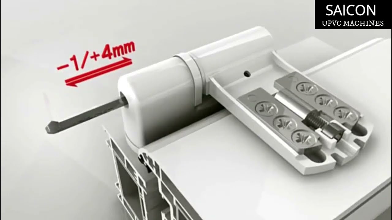 How to fix 3D Hinges on Upvc Casement Doors | Upvc Window Machines