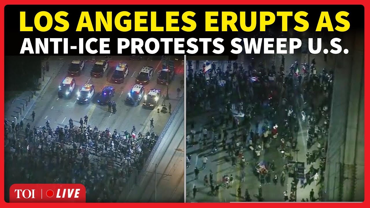 Los Angeles LIVE | 'STOP FUNDING ICE!': LA Joins Immigration Uprising As Trump Defends Crackdown
