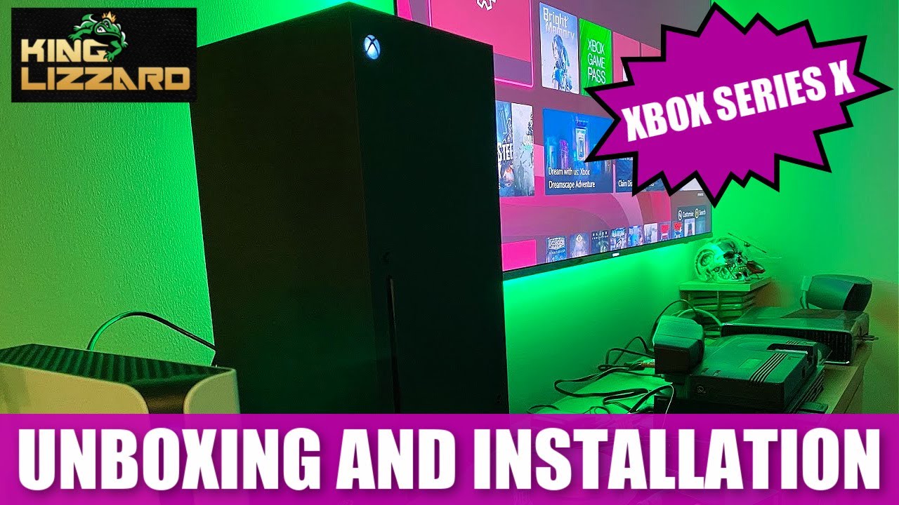 XBOX SERIES X UNBOXING AND INSTALLATION
