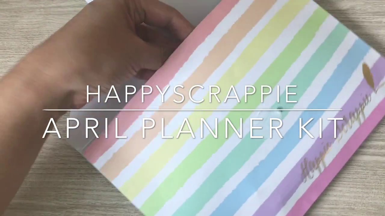 UNBOXING | Planner Decorating Kit | Happie Scrappie April Kit