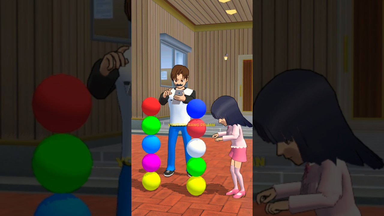 SUSUN BOLA MIO 😁 #sakura #sakuraschoolsimulator #viralshort