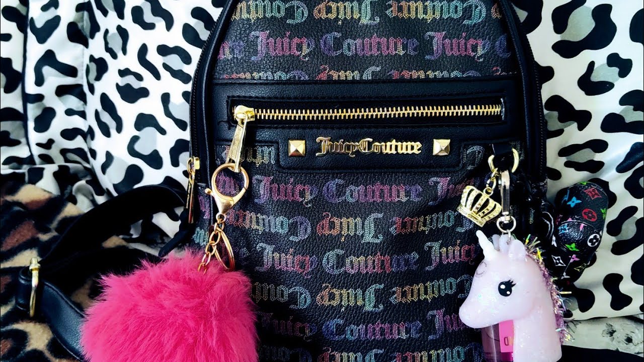 What's in my Juicy Couture Backpack ❤️