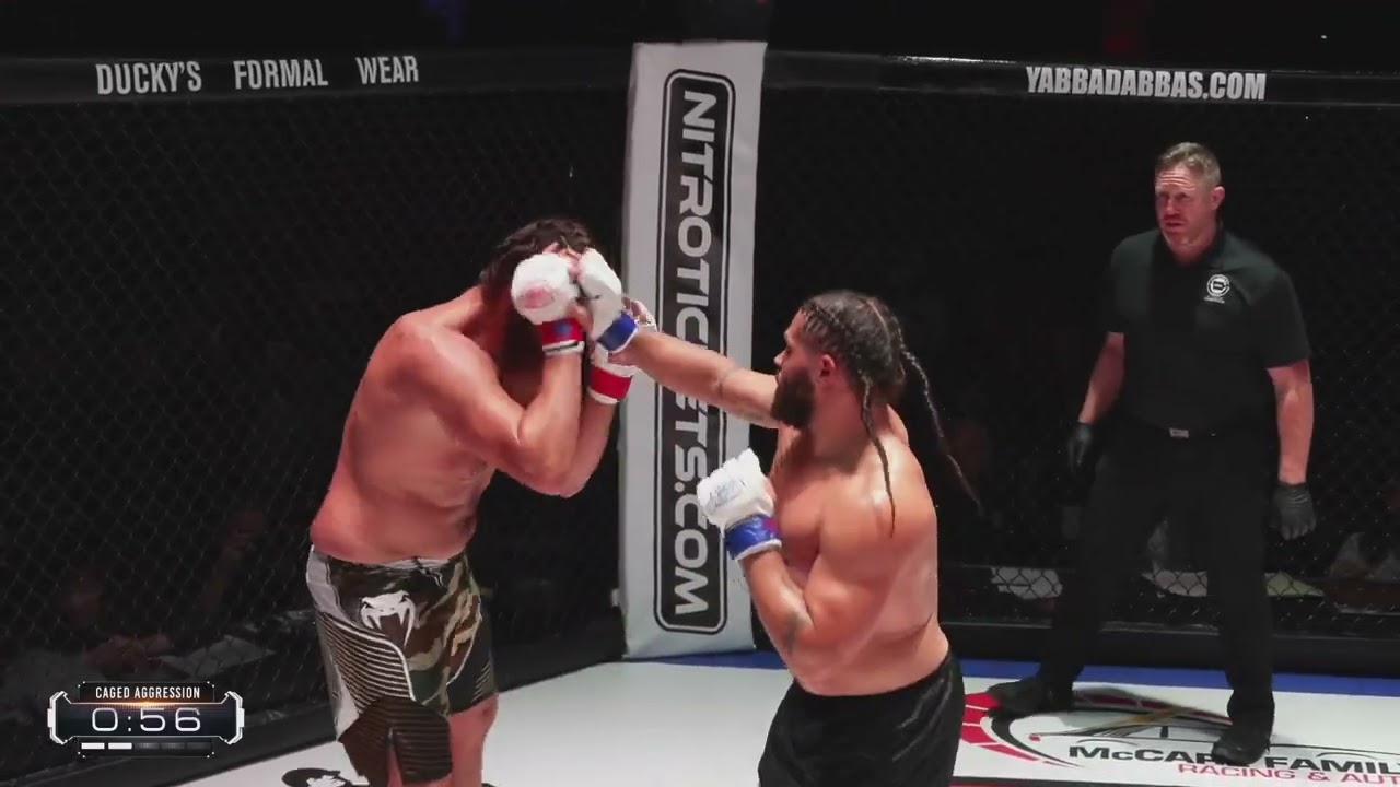 Adam Burdock Poulin vs Donte Johnson Caged Aggression XXXVI “Bad Blood”