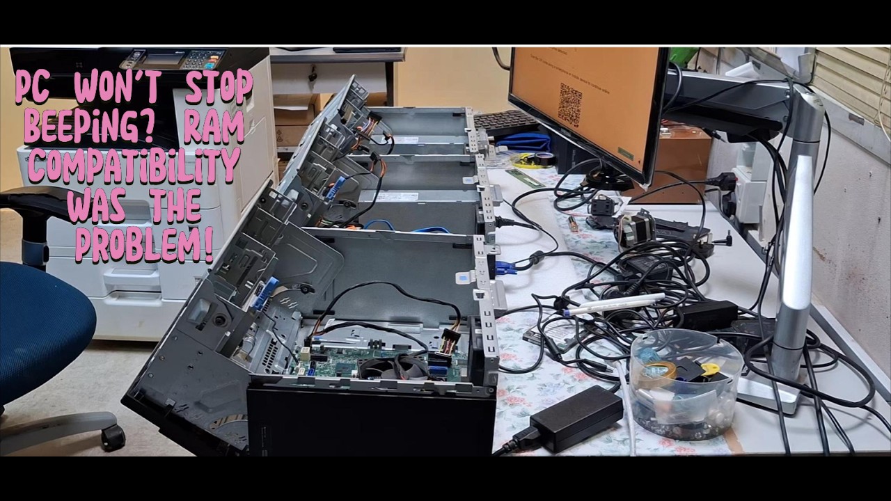 PC Won't Stop Beeping RAM Compatibility was the problem