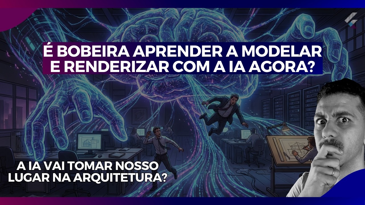 A inteligência artificial vai fazer a modelagem e renderização dos projetos de arquitetura agora?