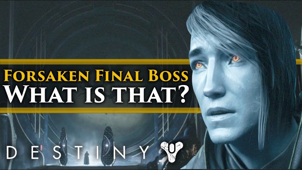 Destiny 2 Forsaken: Final Campaign Boss Lore Explained! What is that thing?