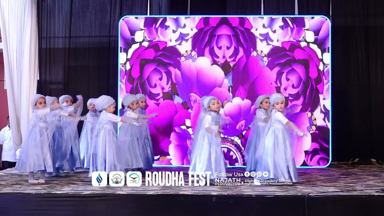 ROUDHA FEST 2025 | WELCOME DANCE | Roudhathul  Qur'an Montessori Pre School | Najath HSS Peruvallur