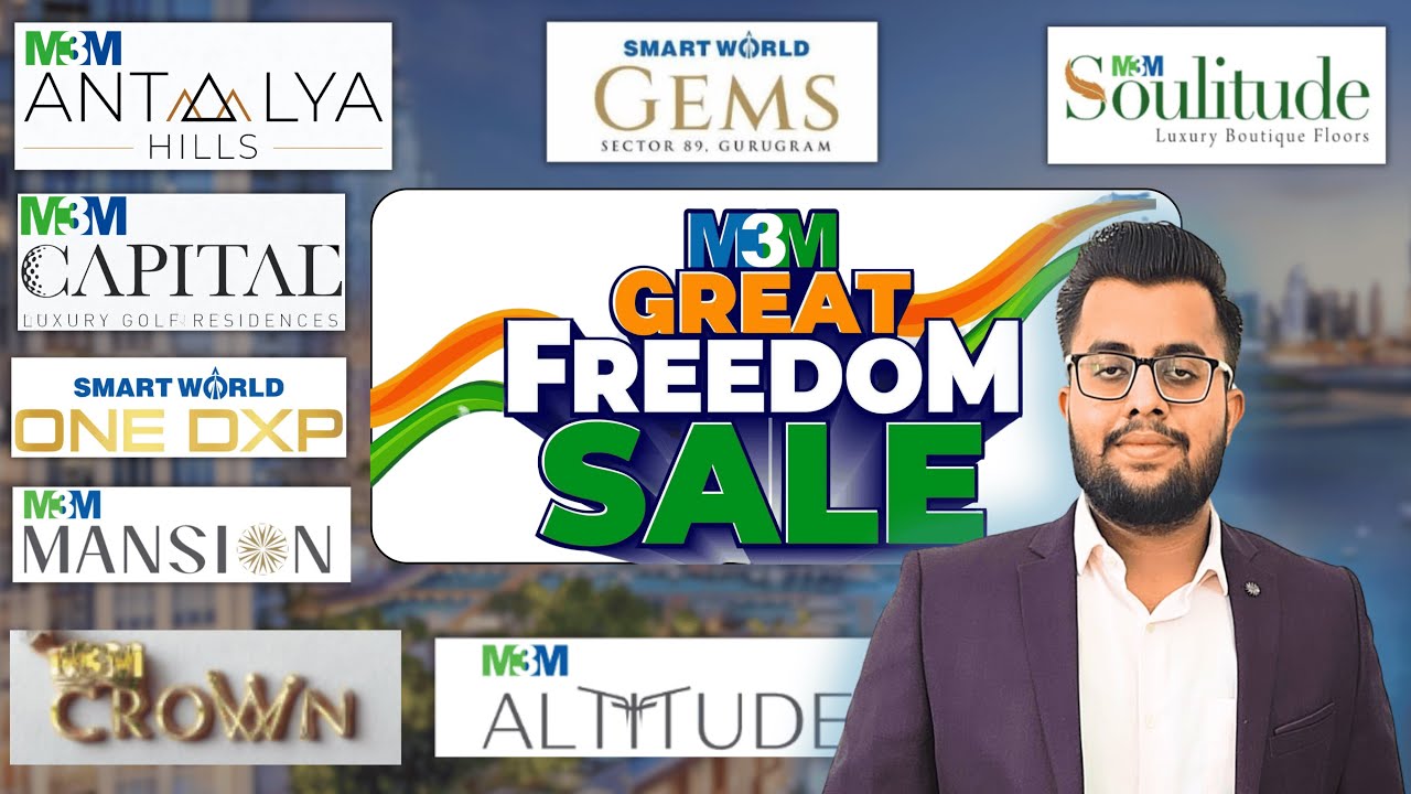 SmartWorld & M3M Great Freedom Sale | Heavy Discounts | 1Cr to15Cr | SPR & Dwarka Expressway Gurgaon