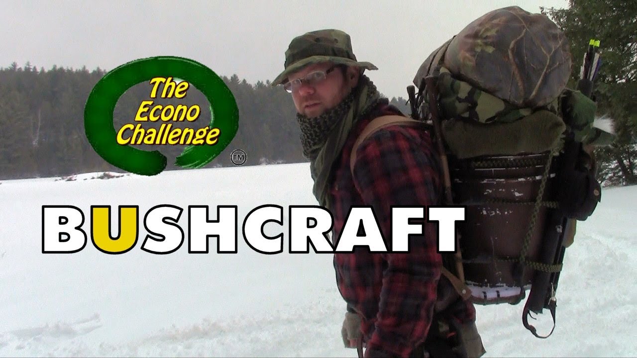 A Day Of Bushcraft - Econo Challenge Vlog #1