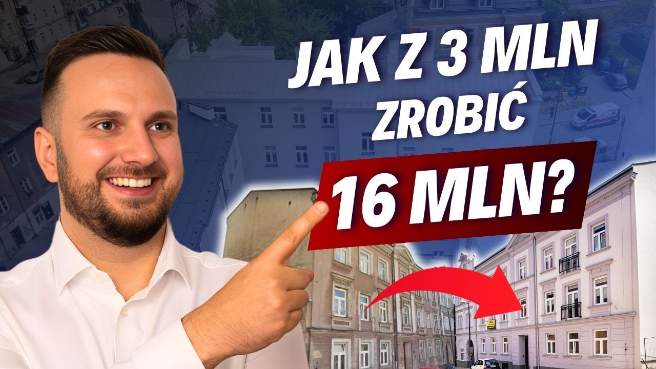 Remont starej kamienicy! Wynajem mieszkań daje dochód pasywny! Daniel Siwiec