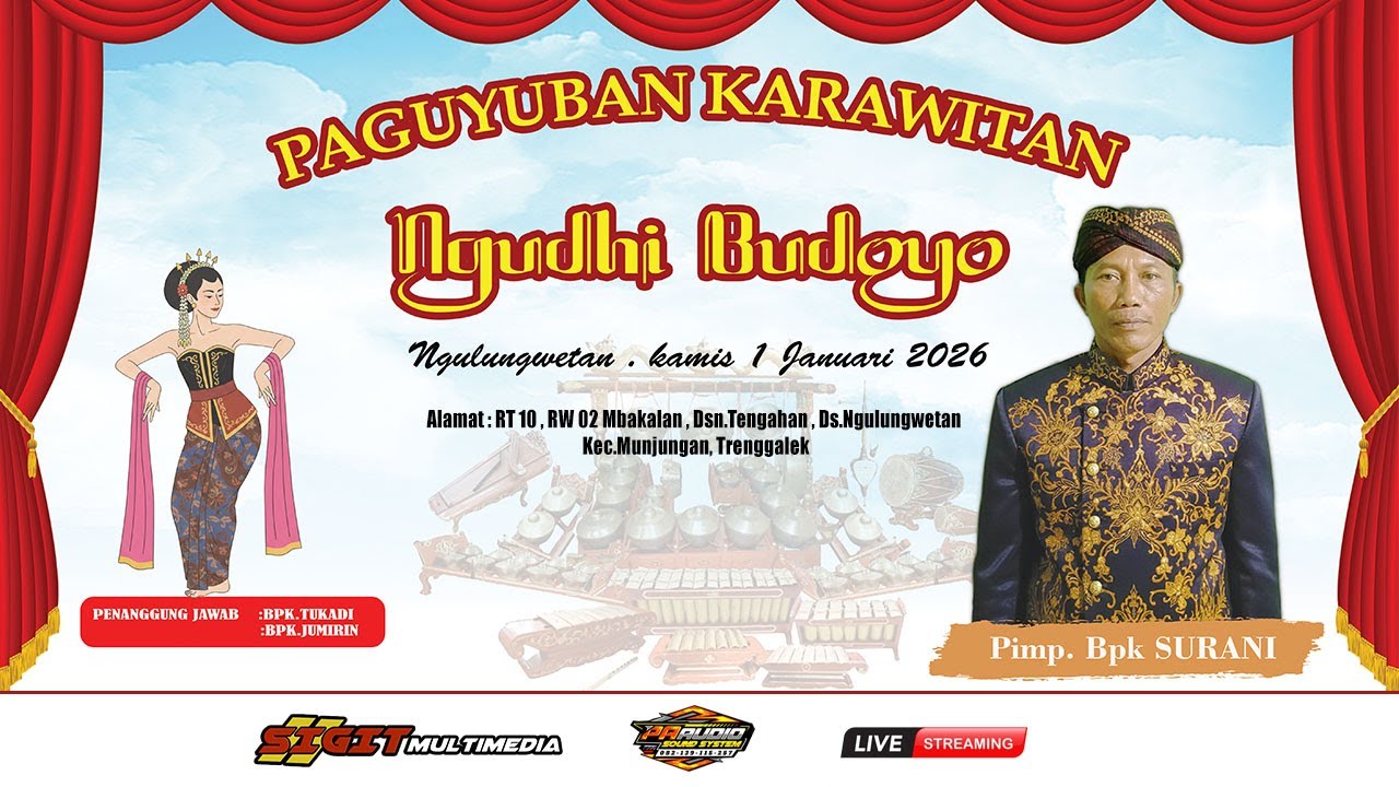 LIVE STREAMING TAYUB NGUDHI BUDOYO DI RUMAH BAPAK MARTOYADI  // PA AUDIO X KOPLAK GANK
