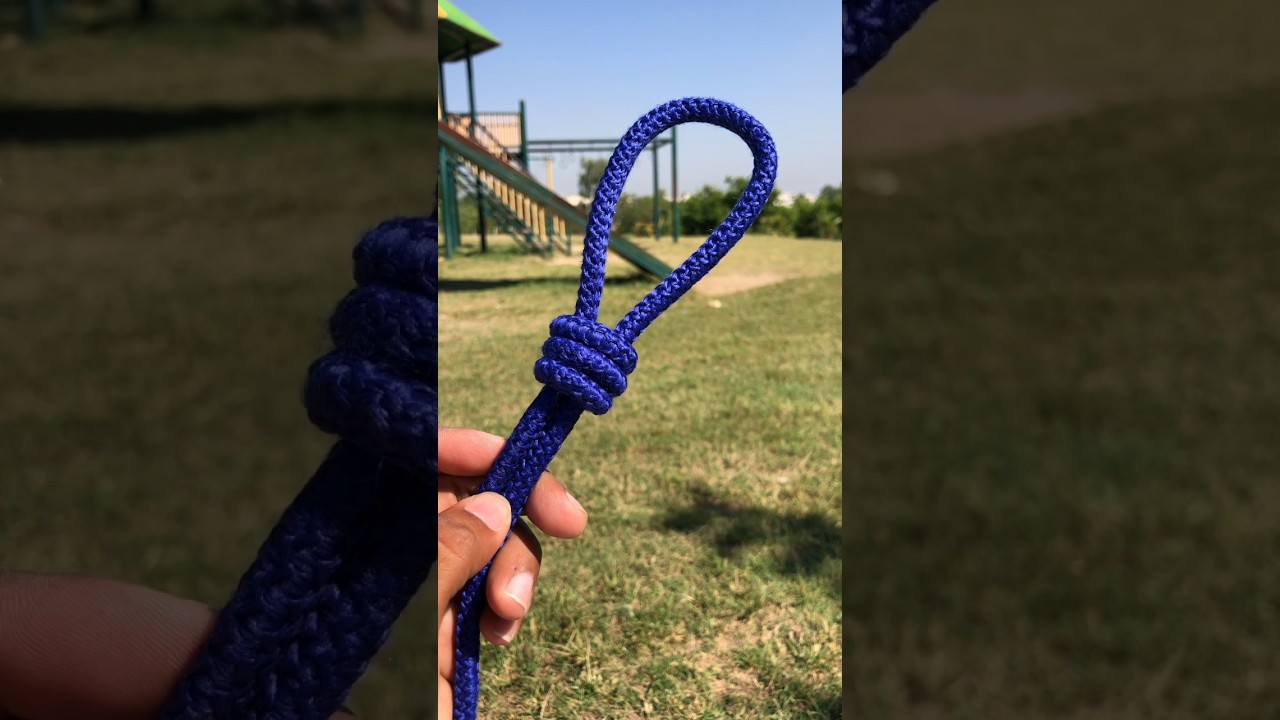 Hangman's Noose Knot 👌#knot #survivalknots #loopknot #diy