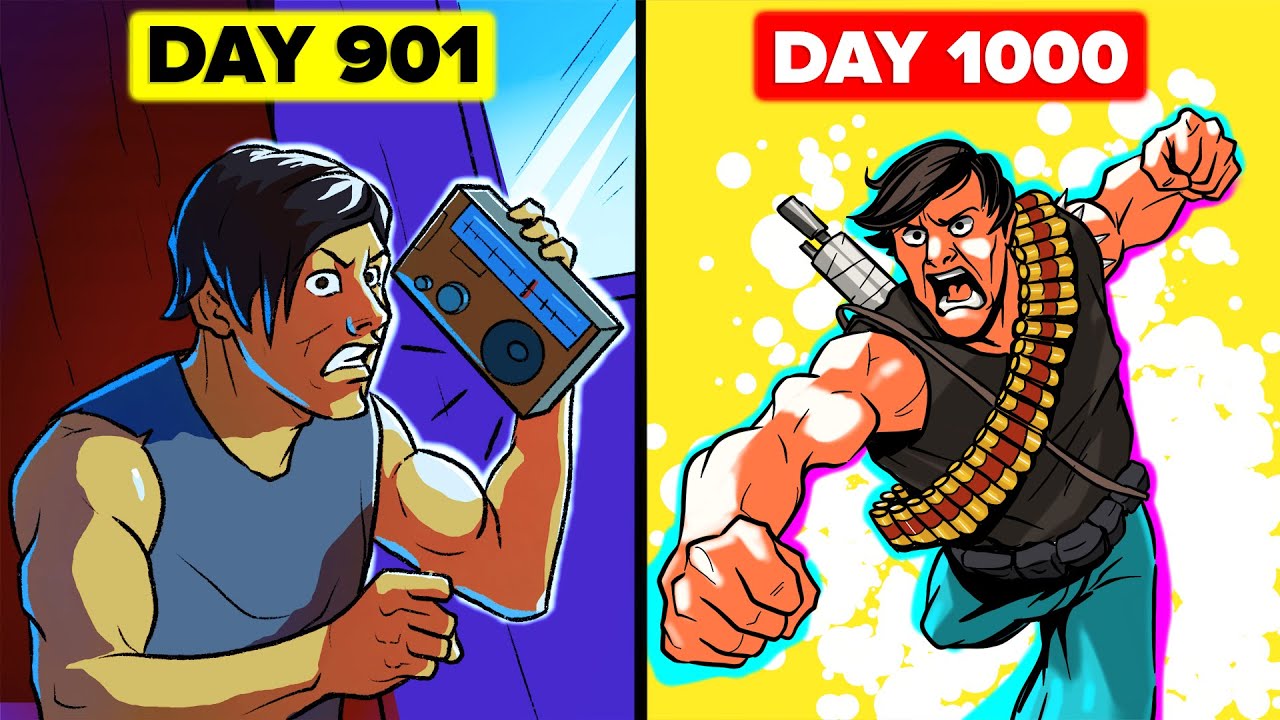 I Survived 1000 Days of Nuclear War (NOT MINECRAFT)