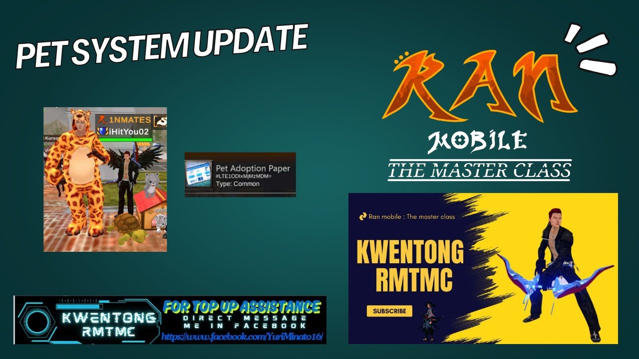 Ran Mobile : The master class Pet system update
