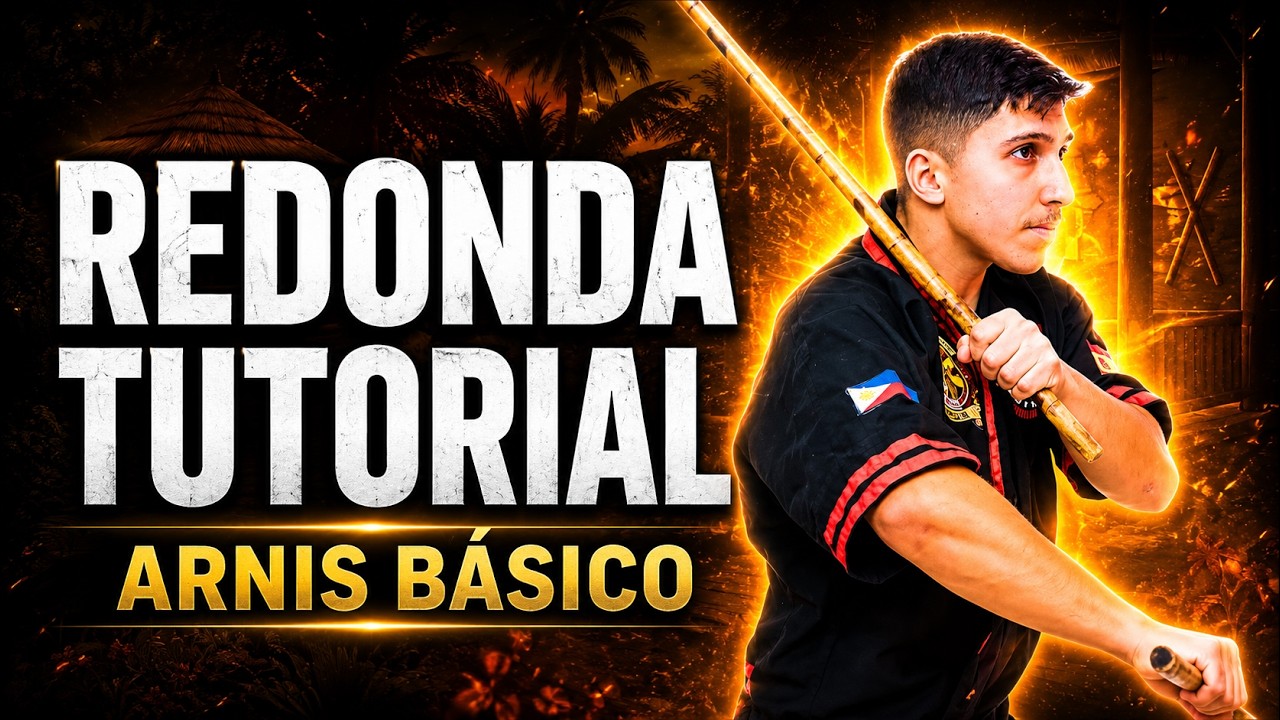 REDONDA paso a paso 🔥 El patrón MÁS USADO del Arnis desde CERO (Tutorial Completo)