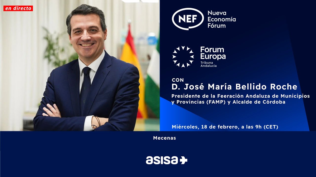 NEF Online con don José María Bellido Roche, Presidente de la FAMP y Alcalde de Córdoba