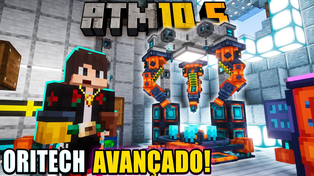 AUTOMATIZEI O ORITECH E FIZ TODOS OS UPGRADES! - #ATM10.5 HARDCORE EP 23!
