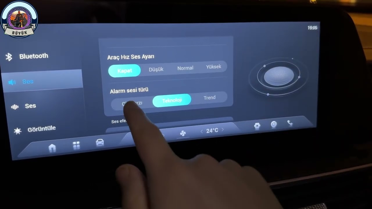 Tiggo 7 Pro Max  Araç Müzik Sistemi Ses Ayarları Nasıl Yapılır 