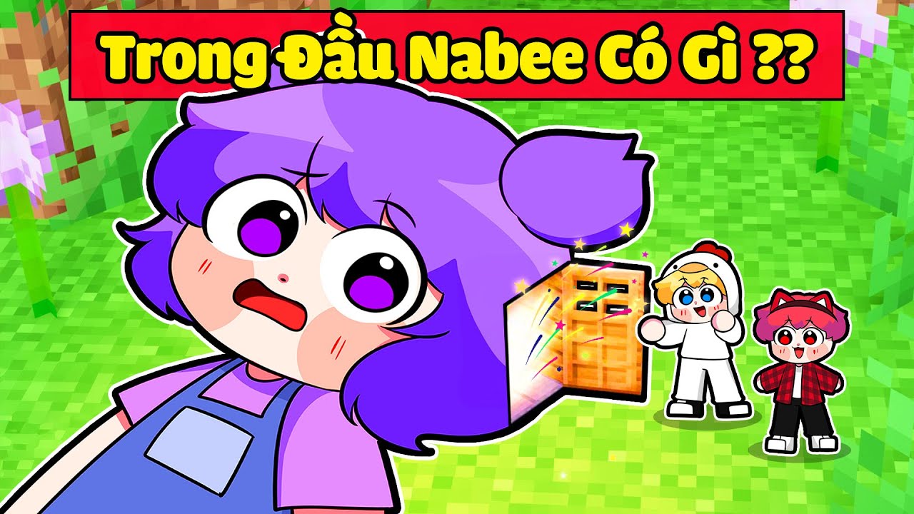 NABEE NGẠI XỈU KHI BỊ TÔ GÀ VÀ HACHI CHUI VÀO ĐẦU PHÁT HIỆN BÍ MẬT TRONG MINECRAFT 😵🤫