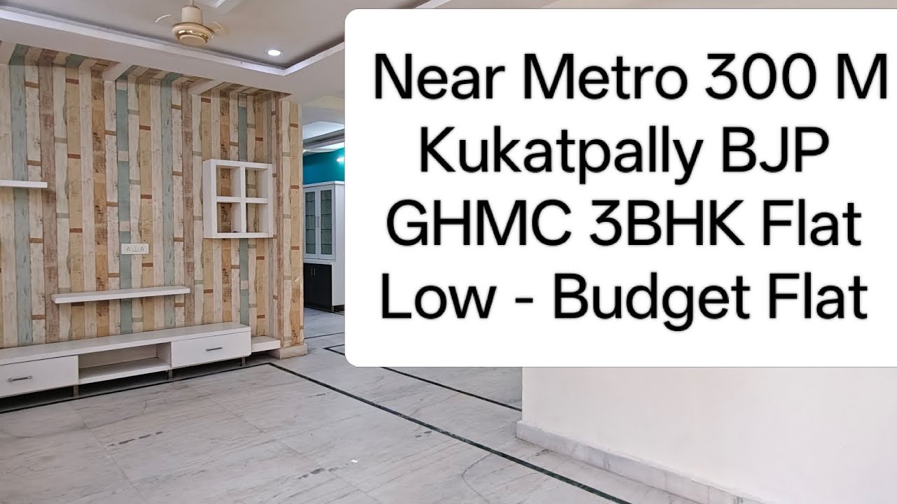 GHMC Approved // 3BHK Flat For Sale 