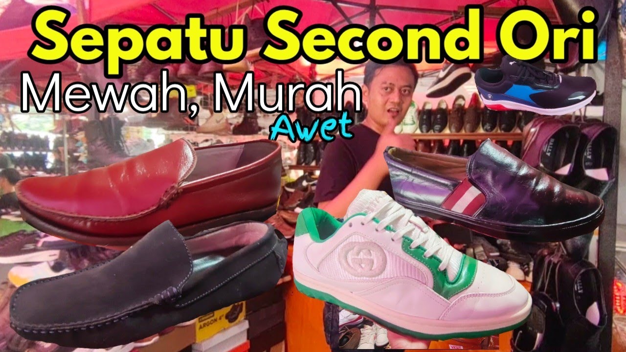 SEPATU SECOND ORIGINAL MURAH ‼️ PASAR TAMAN PURING 