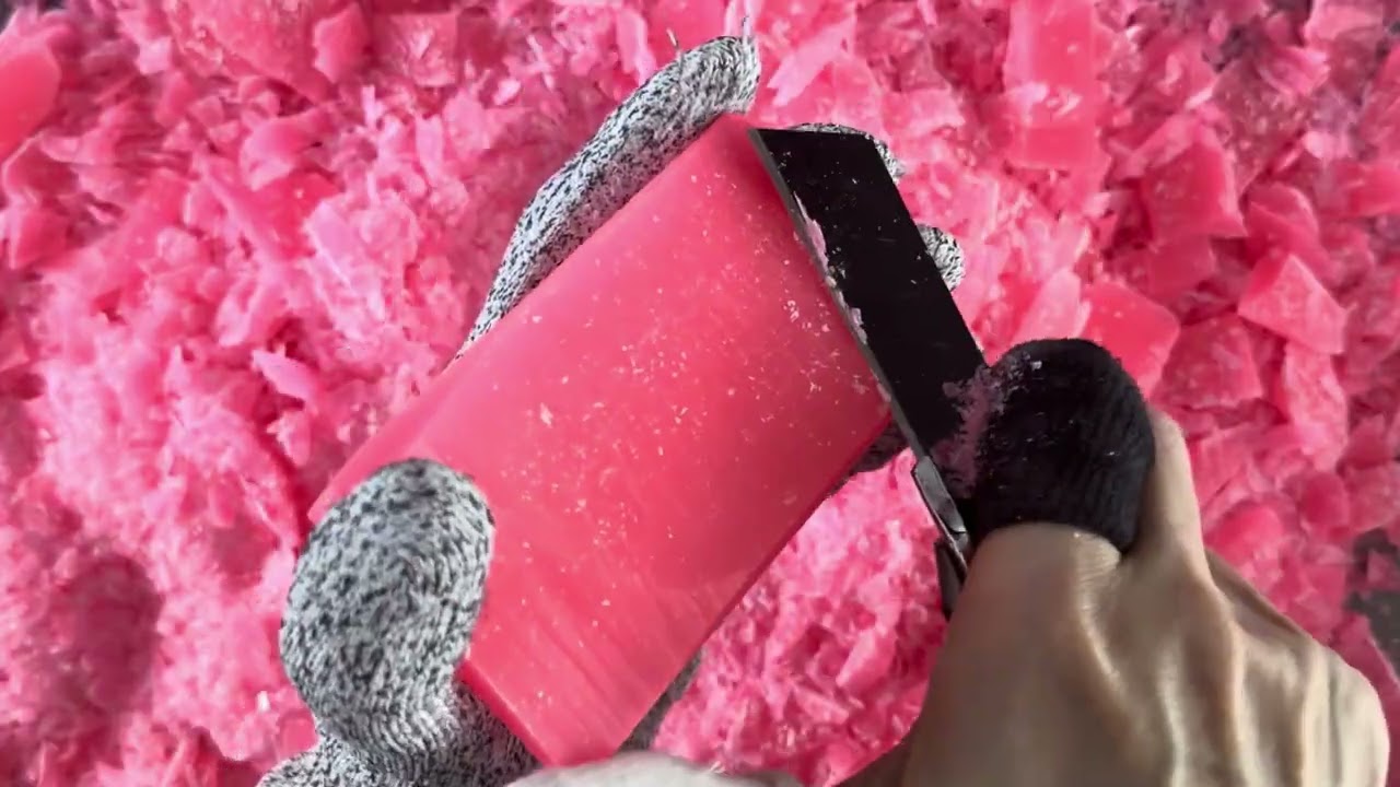 Oddly Satisfying Soap Carving | Crunchy Soap Cutting | No Talking ASMR #soap