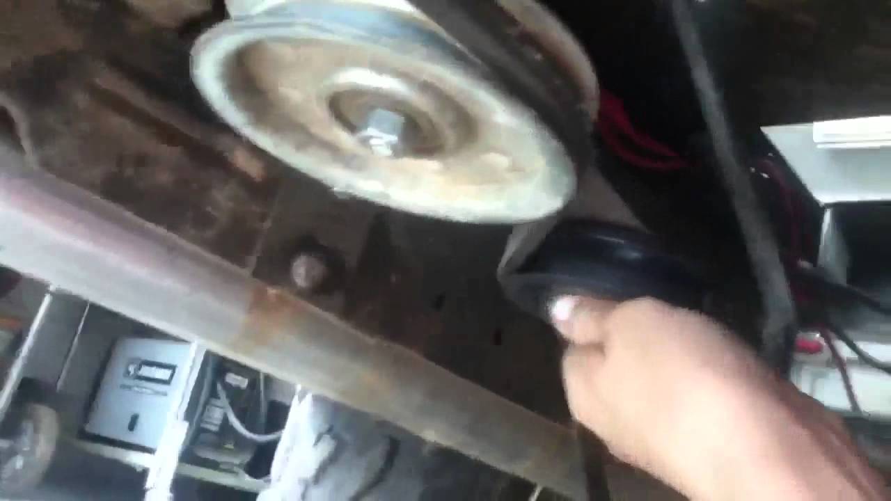 HOW TO: double pulley clutch for a craftsman mudmower