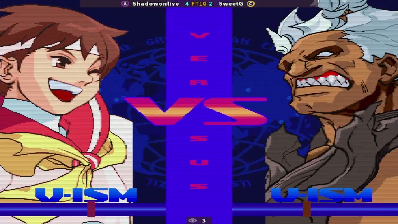 Street Fighter Alpha 3 Shadowonlive Rank A vs SweetG Rank C FT10