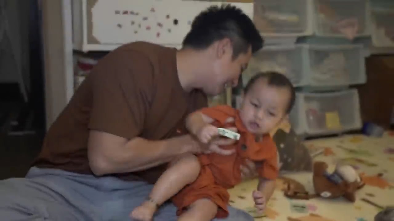 PAPA WONG MAIN SAMA ADIK KENZO SEBELUM PERGI KELUAR KOTA NIH BOSQUEE, KANGEN ADIK KENZO