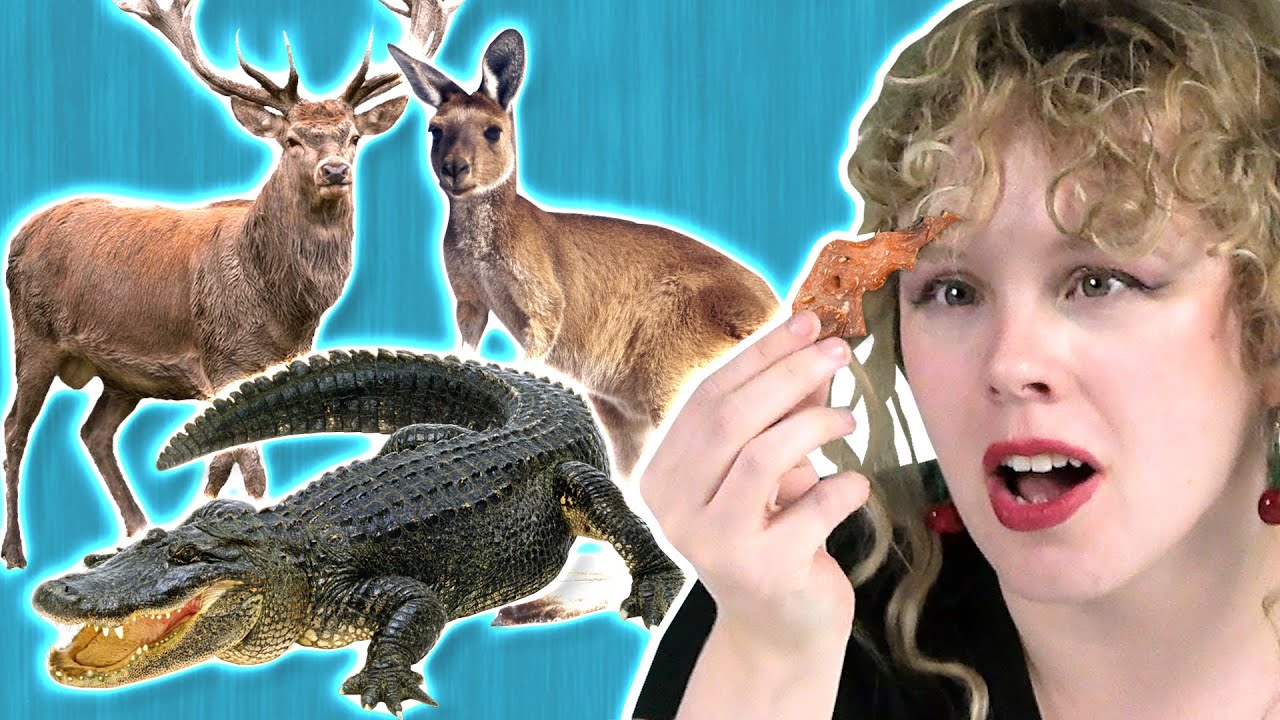 Irish People Try Exotic Jerky For The First Time (Elk, Ostrich, Kangaroo & More!)