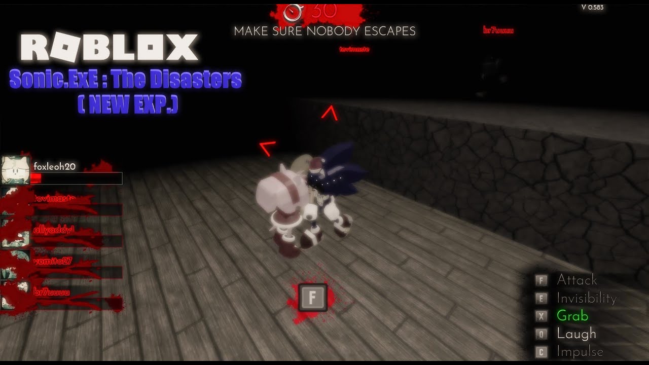 Sonic.EXE : The Disaster (NEW EXPERIMENTAL) [Sonic Gameplay Clip]
