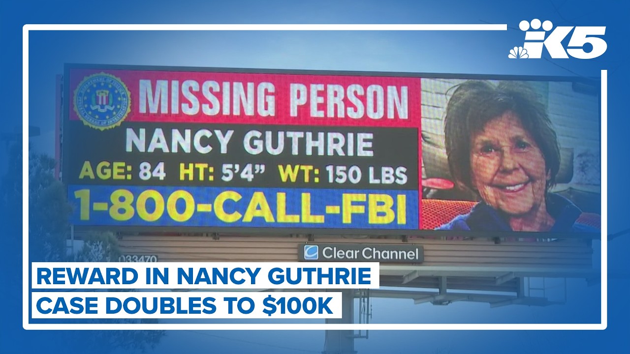Reward for Nancy Guthrie doubles to $100K