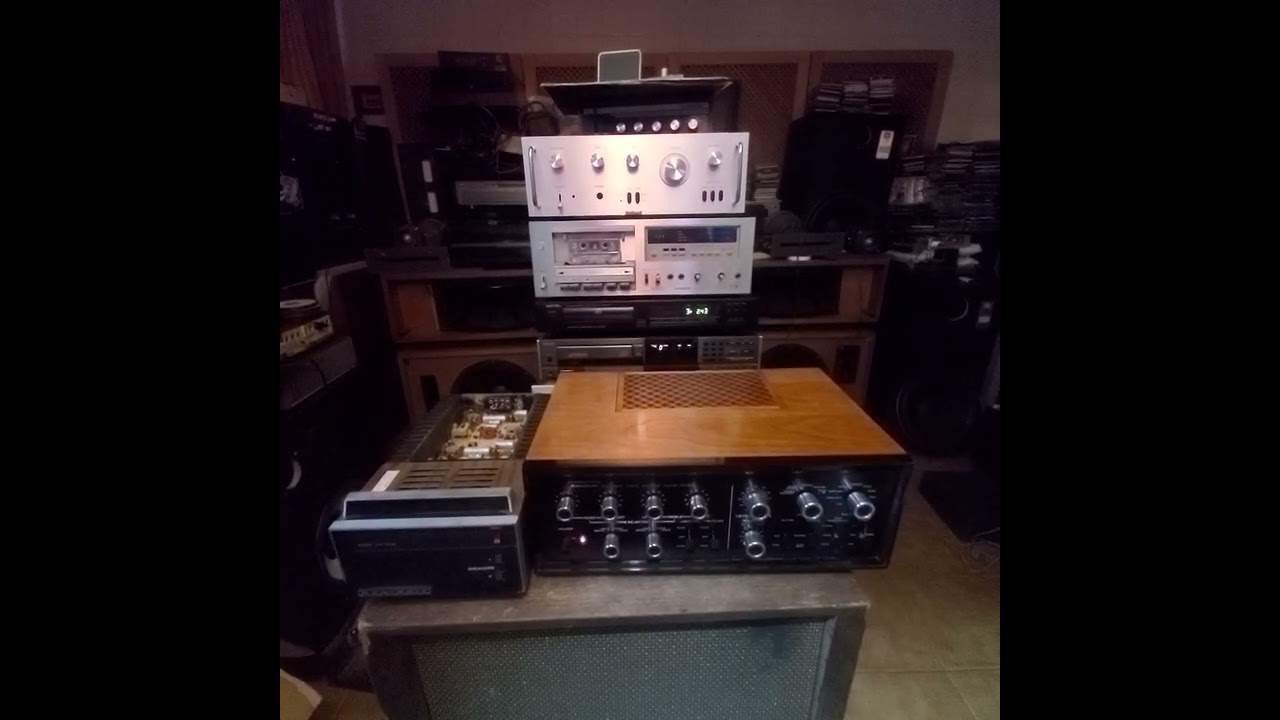 sansui ca 303 pre top valvular & heathkit aa-1506 configiracion vintage hiend años 68/72