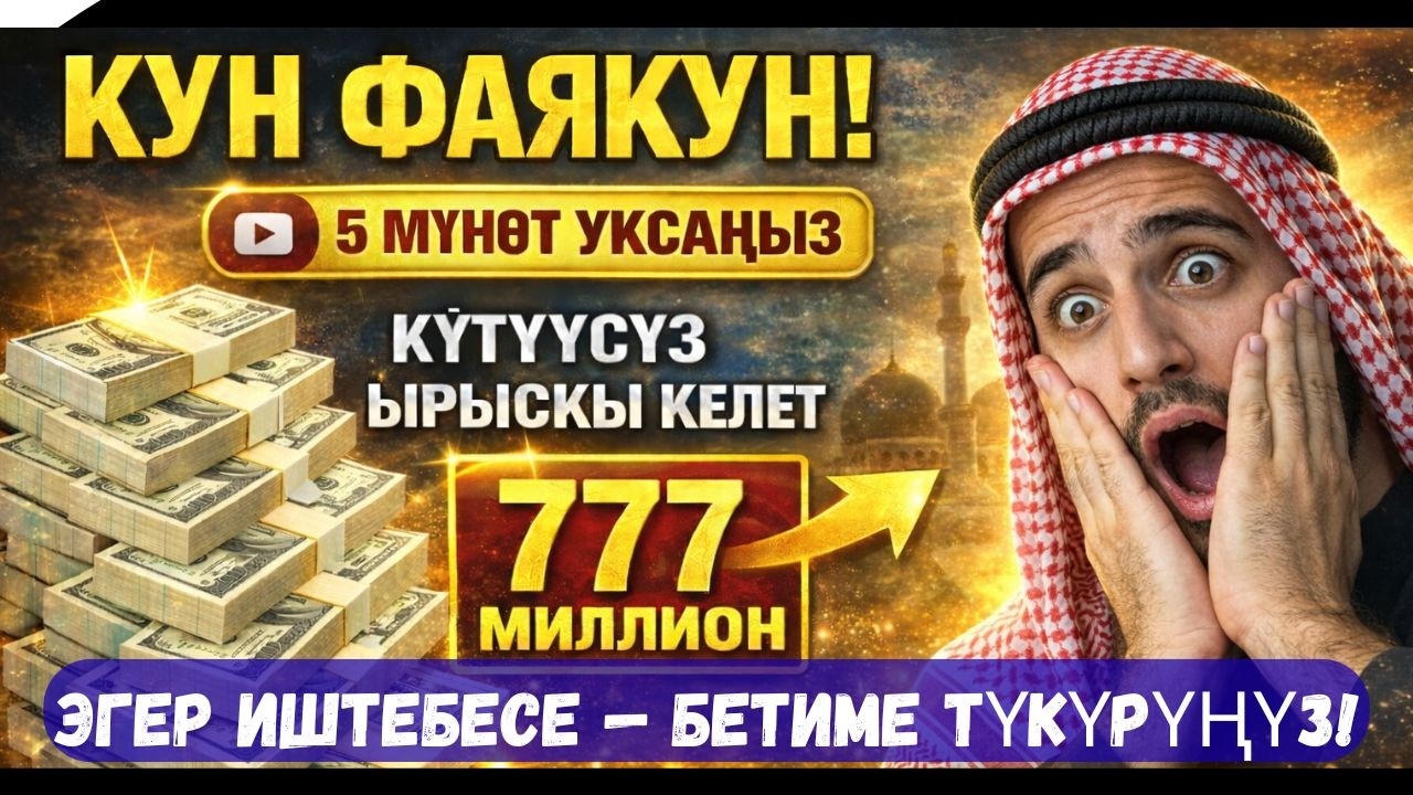 Ырыскы Дайрасы Токтобойт: Ар-Rahman Сүрөөсүн Угуп, Кереметти Байкаңыз 🌙
