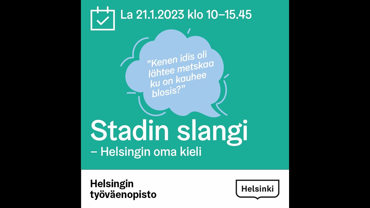 Stadin slangi – Helsingin oma kieli