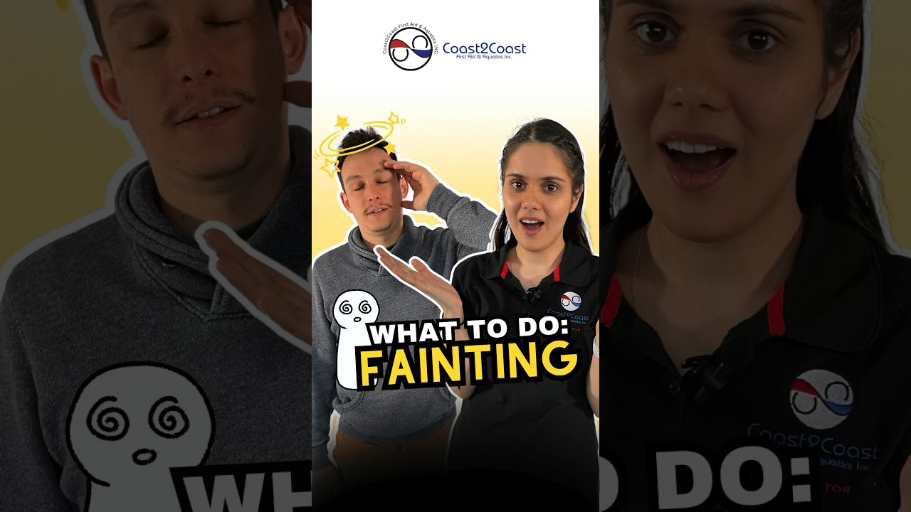 What to do if someone faints in front of you 😨