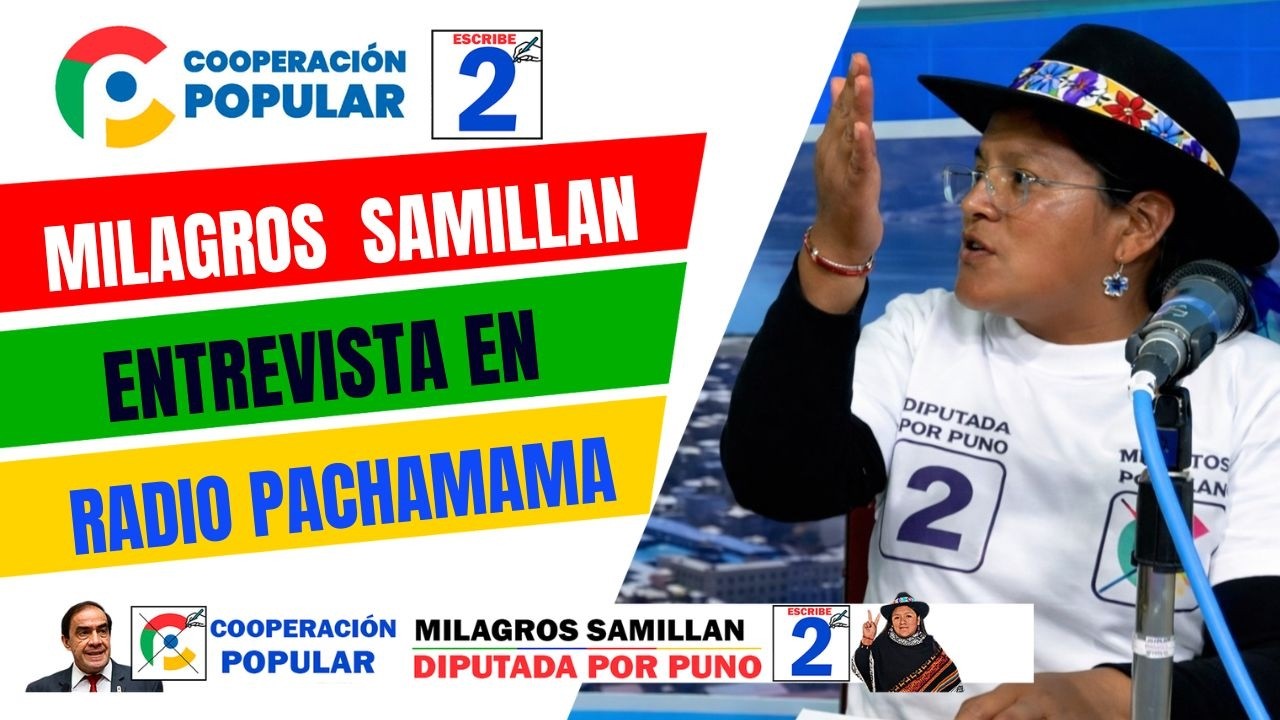AQUI NUESTRAS PROPUESTAS COMO CANDIDATA POR PUNO - MILAGROS SAMILLAN