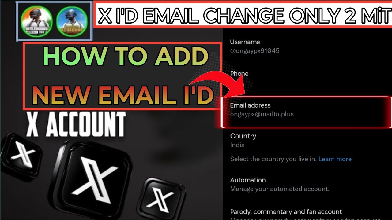 Twitter X Account Ka Gmail Id Kaise Change Karen | How To Change Twitter X Account Gmail 2024