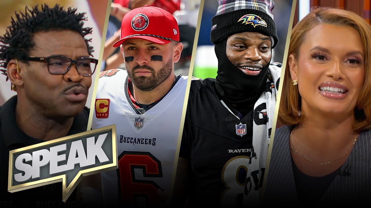 Are Ravens and Lamar at their best? Is Baker’s fairy tale over after his star WRs got hurt? | SPEAK