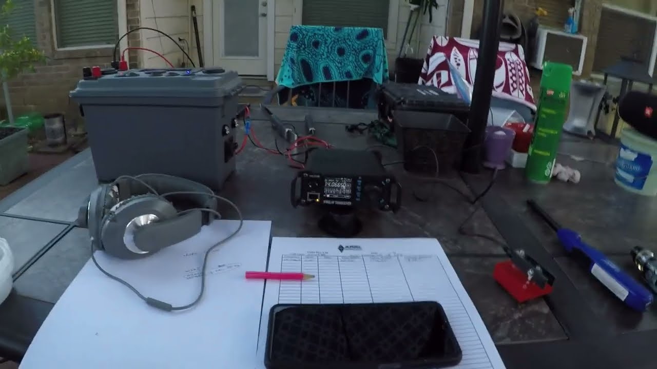 ARRL Field Day 2022  -  Casual backyard operating CW
