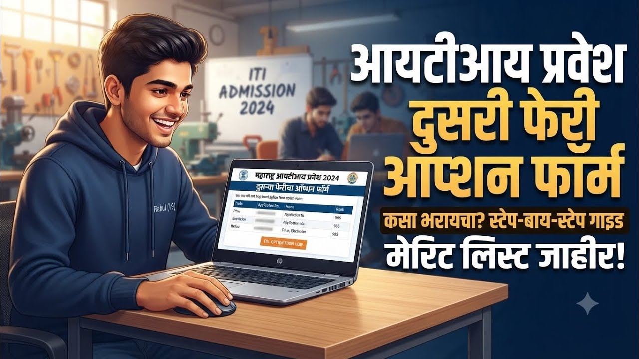 ITI Admission 2026 Maharashtra | ITI Merit List 2026 Maharashtra | ITI Admission 2026 New Update