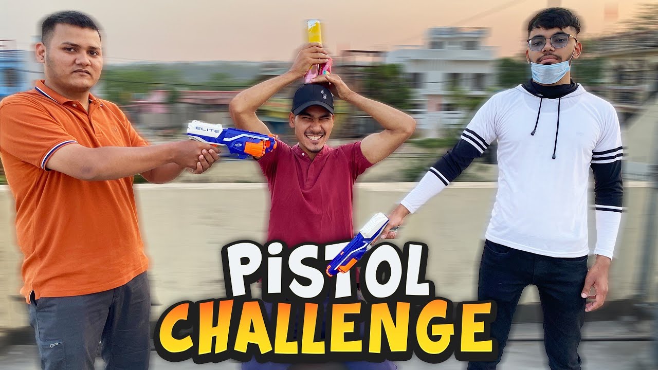 REAL LIFE PISTOL CHALLENGE FT CASETOO|WINNER GETS 5000RS .
