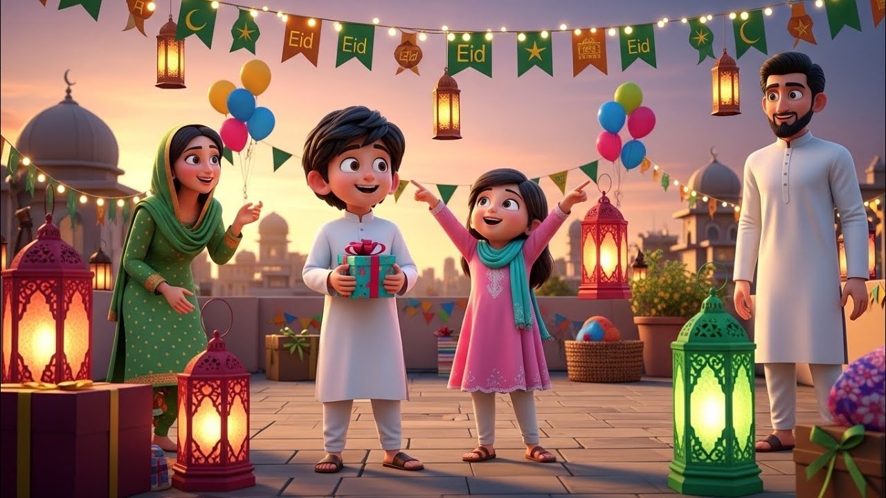 Eid-ul-Fitr Celebration | 3D Cartoon Family Drama | Cartoon Animation