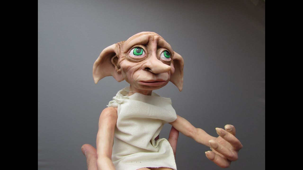 DOBBY Poseable Clay Doll Timelapse / Tutorial  Part 2