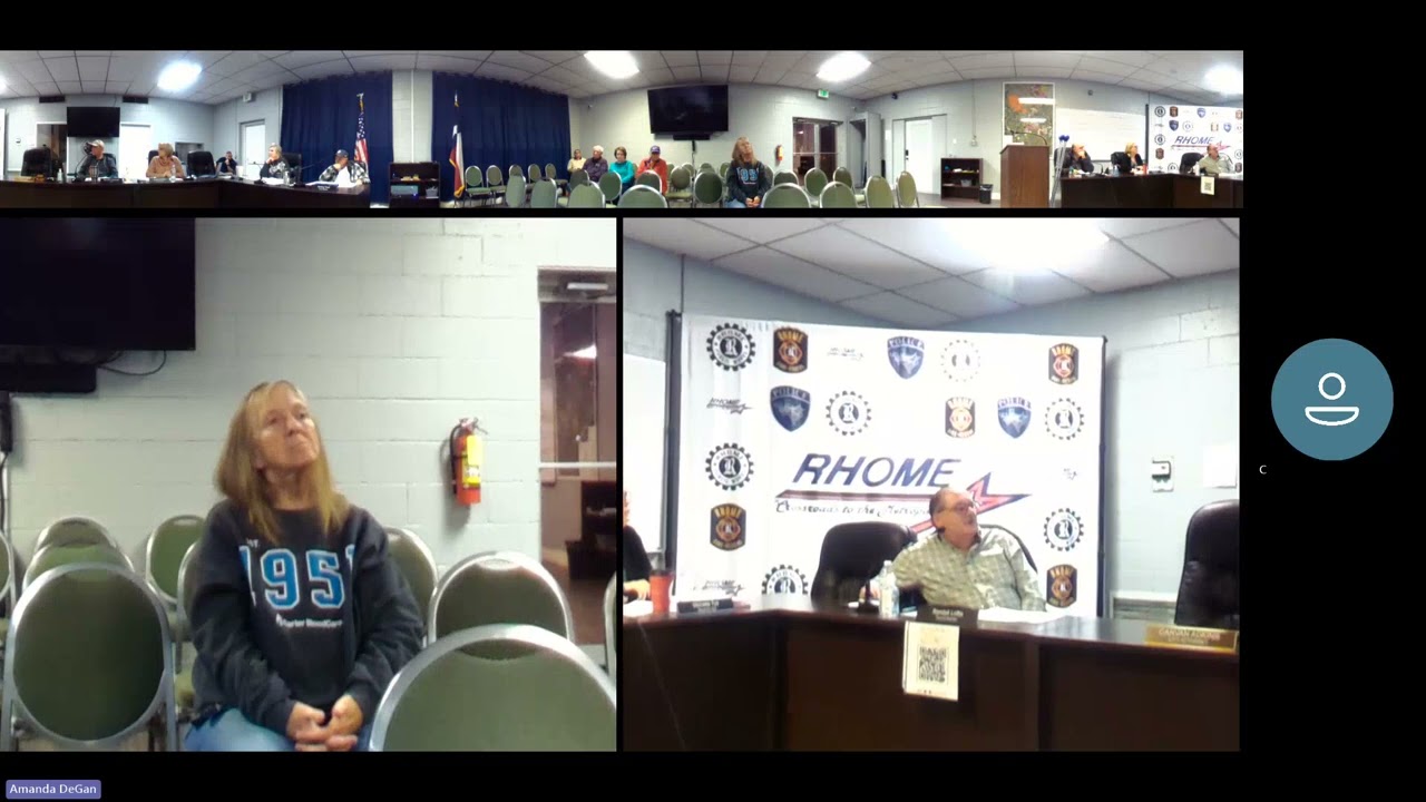Rhome City Council Meeting 01 22 2026